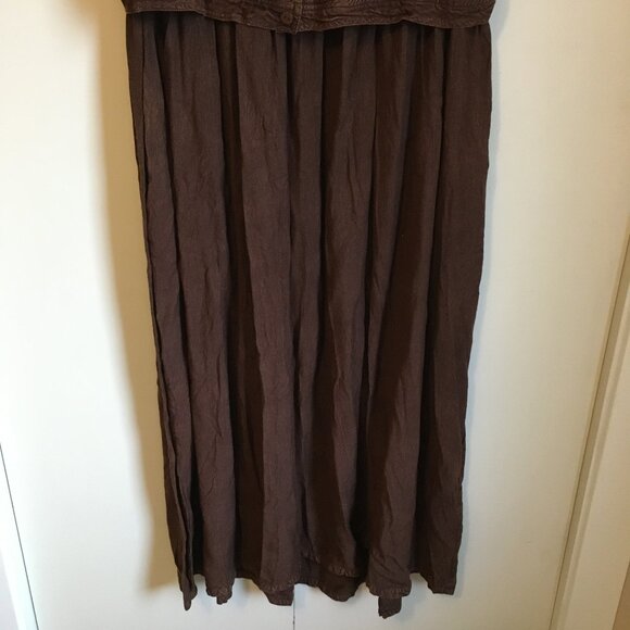 Vintage 90s Jessica Two Piece Maxi Bohemian Dress and Jacket - Picture 6 of 13